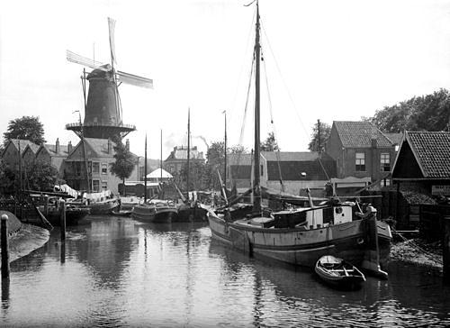 2, Molen 03940 q De Maagd / De Dordtsche Maagd (Dordrecht), Foto uit 1904 (coll. Bill Nelson) | Database Nederlandse molens media-bestand