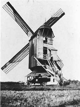 Molen 00214 De Theele meule (Beesel), Foto: uit collectie Marc Crins, rond 1935 | Database Nederlandse molens media-bestand