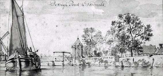 2, Molen 12055 De Hoogmoed /De Hoogmoet (Dordrecht), Tekeningm Abr.Rademaker ca 1710, coll RAD nr 552_322625 | Database Nederlandse molens media-bestand