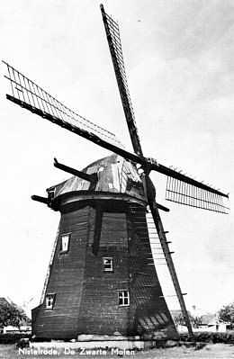 Molen 01973 De Zwarte Molen (Nistelrode), Ansichtkaart | Database Nederlandse molens media-bestand