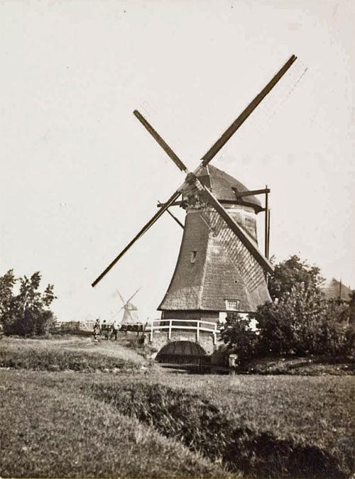 1, Molen 00955 Benthuizer Noord- en Zuidpolder, ondermolen / Nr. 4 (Benthuizen), foto Ir. C.Leemans, oktober 1929, coll DHM | Database Nederlandse molens media-bestand