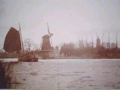 2, Molen 06650 g De Hoop (2e voorganger) (Loenen aan de Vecht), Foto: opname rond 1900 collectie J.Veltrop | Database Nederlandse molens media-bestand