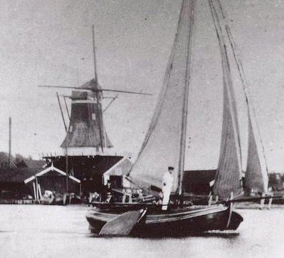 Molen 01441 h De Haan / Zaagmolen van Gonggrijp (Sneek/ Snits), Foto: n.n., collectie D. Bunskoeke | Database Nederlandse molens media-bestand