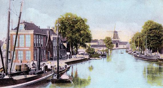 1, Molen 01441 i De Fontein / Stroopmolen van Verwer (Sneek/ Snits), Ansichtkaart, poststempel 3 aug 1905, Uitgave S.Bakker, Zaandijkcoll Gita Helfferich | Database Nederlandse molens media-bestand