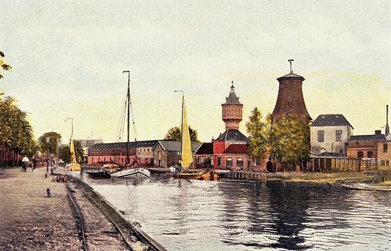 3, Molen 01441 i De Fontein / Stroopmolen van Verwer (Sneek/ Snits), Ansichtkaart, poststempel 08-06-1912, Uitgave J.A.D. Heerius, Sneek coll. Gita Helfferich | Database Nederlandse molens media-bestand