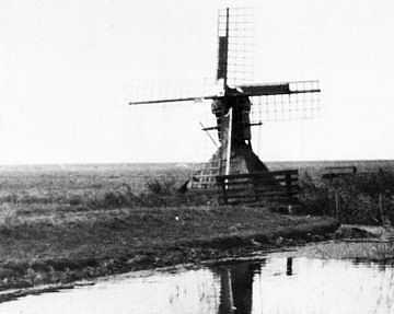 Molen 03166 Polder 23/ 1e Polder Bokma, spinnekop van Bokma (Workum/ Warkum), Foto: n.n. | Database Nederlandse molens media-bestand