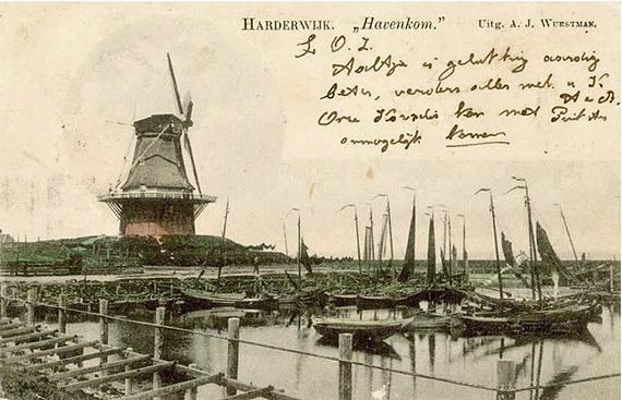 3, Molen 06425 a De Meermin / De Hoop (Harderwijk), Ansichtkaart, coll. Gert Maneschijn | Database Nederlandse molens media-bestand