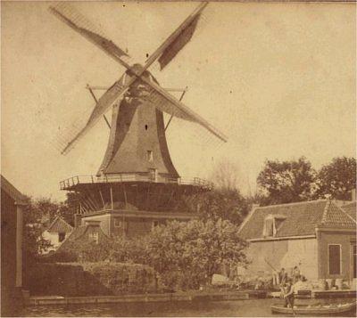 1, Molen 06499 e Windlust / Molen van de fa. Bornwater (Zoeterwoude), Foto: collectie Hans Roest | Database Nederlandse molens media-bestand