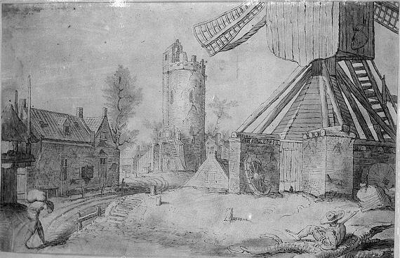 3, Molen 11172 De Sprokkel ( Sterkenburgbolwerk) (Utrecht), anoniem, 1610-1620, Utrechts archief cat.nr. 36355 | Database Nederlandse molens media-bestand