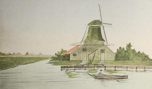 1, Molen 06664 g De Zaanstroom (Wormerveer), Ansicht, tekening van G. Mol | Database Nederlandse molens media-bestand