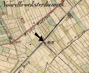 Molen 06906 d De Westersche Molenpolder (Nieuw-Scheemda), fragment top.atlas | Database Nederlandse molens media-bestand