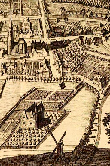 1, Molen 10343 Weltevreden (Domburg), Prent: Mattheus Smallegange, ca. 1696 | Database Nederlandse molens media-bestand