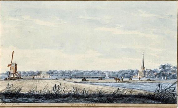 2, Molen 10343 Weltevreden (Domburg), afbeelding van J. Perkois, 1777 | Database Nederlandse molens media-bestand