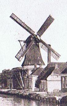 Molen 03237 d Molen van Welt / Molen van Kooi (Gerkesklooster-Stroobos/ Gerkeskleaster-Strobos), deel  ansichtkaart | Database Nederlandse molens media-bestand