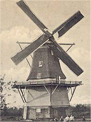 Molen 02697 a Molen van Tinselboer (Geerdijk), deel onderstaande ansichtkaart | Database Nederlandse molens media-bestand