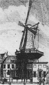 Molen 11708 Brouwersmolen / De Ooijevaar (Den Haag), deel onderstaande afbeelding | Database Nederlandse molens media-bestand