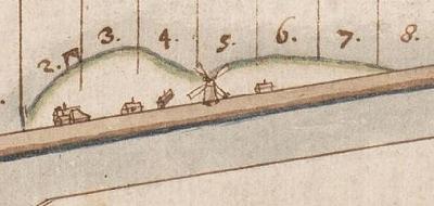 1, Molen 07261 De Phenix (2e plaats) (Alkmaar), Baert Claesz, 1635, beeldbank RAA, detail | Database Nederlandse molens media-bestand