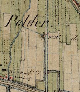 2, Molen 01978 d Buitenlandse polder (Barendrecht), Fragment van kaart, 1811-1832 | Database Nederlandse molens media-bestand