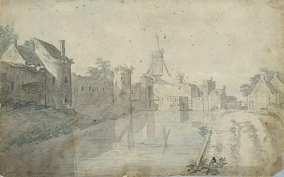 1, Molen 07735 De Cruyp (Utrecht), J.C. Droochsloot, ca. 1615, voor deze molen, erachter dbnr. 7734, Utrechts archief, cat.nr. 30821 | Database Nederlandse molens media-bestand