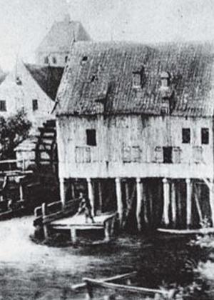 Molen 11255 Stadskorenmolen bij de Waterpas (Deventer), uitsnede | Database Nederlandse molens media-bestand