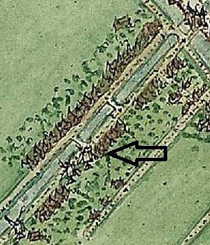 Molen 08600 (korenmolen) (Delft), detail, de molen het dichtst bij de Waterslootse poort | Database Nederlandse molens media-bestand