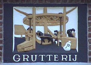 Molen 08944 De Grutterij (Loosdrecht), Gevelsteen | Database Nederlandse molens media-bestand