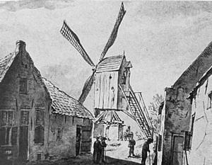 Molen 08954 Binnenmolen (Hattem), Pentekening | Database Nederlandse molens media-bestand