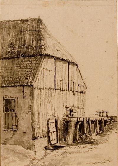 1, Molen 02480 c Den Hesch / De Hes (Oosterbeek), afb. coll. Gelders Archief, 1811-1873 G.P. Westenberg | Database Nederlandse molens media-bestand