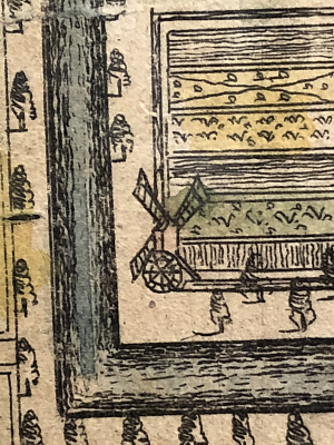 2, Molen 06902 j De Ooievaar voorganger (Den Haag), detail kaart Eland 1667 | Database Nederlandse molens media-bestand