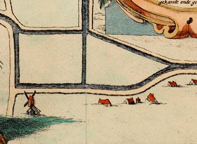 1, Molen 09438 Westermolen / Tinmolen (1e) (Barsingerhorn), kaartfragment Wieringerwaard 1611 | Database Nederlandse molens media-bestand