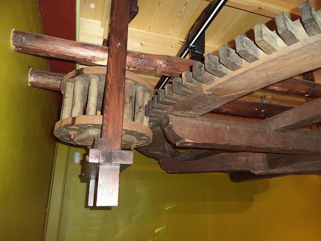 1, Molen 12137 Rosmolen in het Frysk Lânbou Museum (Eernewoude/ Earnewâld), Foto van Ronald Bakker, opn 02-09-2014 | Database Nederlandse molens media-bestand