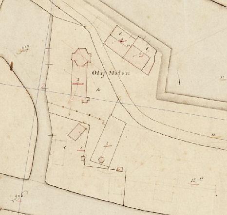 1, Molen 07968 De Dubbelden Arend (Goes), fragment kadasterkaart 1811-1832 | Database Nederlandse molens media-bestand