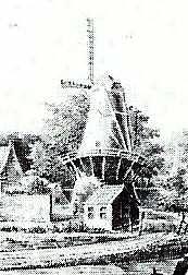 Molen 08410 De Rietvink (Haarlem), Uitsnede uit tekening van Dirk Verrijk, ca. 1759 | Database Nederlandse molens media-bestand