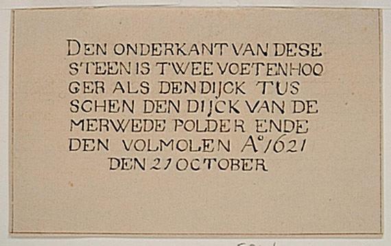 1, Molen 12032 De Beer (1e) (Dordrecht), Steen die in 1621 in de muur vd Snellesluis gemetseld zat | Database Nederlandse molens media-bestand