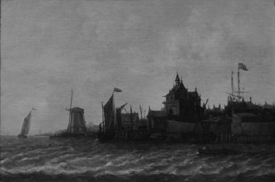 3, Molen 12032 De Beer (1e) (Dordrecht), Albert Cuyp, beeldbank RAD 556_1551 | Database Nederlandse molens media-bestand