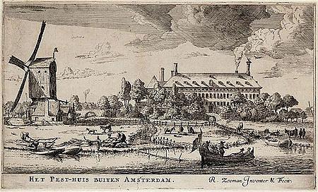 1, Molen 12449 De Rijzende Zon / 't Rottenest (Amsterdam), Tekening van Rienier Nooms, 1652-53 ca | Database Nederlandse molens media-bestand