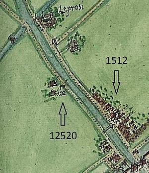 Molen 12520 De Slikmolen (Delft), Jacob van Deventer, ca. 1560, detail | Database Nederlandse molens media-bestand