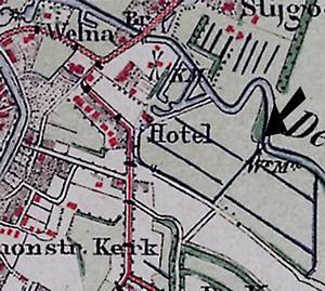 2, Molen 13154 (poldermolen) (Lochem), Fragment kaart 1890 | Database Nederlandse molens media-bestand