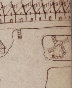 Molen 16165 (oliemolen van Leeghwater) (De Rijp), detail afbeelding onder | Database Nederlandse molens media-bestand