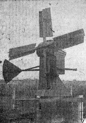 Molen 16761 Molentje van Wagemaker (Westzaan), Krantenfoto van 2/3 juli 1947 | Database Nederlandse molens media-bestand