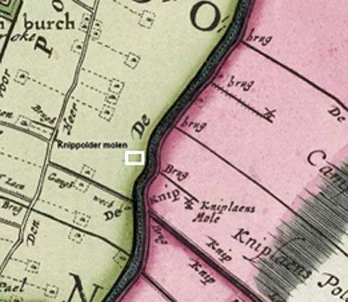 1, Molen 14927 Knippolder, Knipmolen (1e) (Voorschoten), t'Hoogheymraedschap van Rhijnland, 1687  | Database Nederlandse molens media-bestand