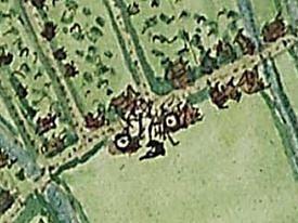 Molen 17634 (2 standerdmolens) (Gouda), Jacob van Deventer, 1560, detail | Database Nederlandse molens media-bestand
