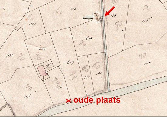 1, Molen 17120 (poldermolentje) (Leeuwarden/ Ljouwert), Detail kad.kaart 1887 (noorden rechts) | Database Nederlandse molens media-bestand