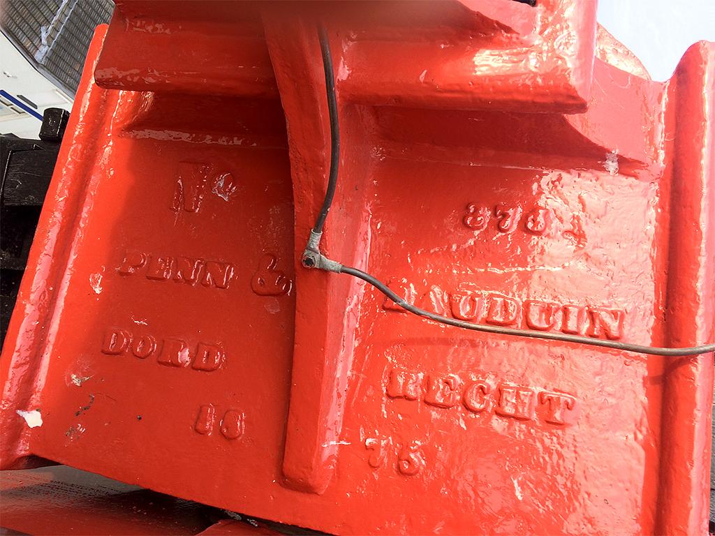 1, As 375, Penn & Bauduin, Twan Smits (16-11-2019)Bovenas identificatie op de askop. | Database Nederlandse molens media-bestand