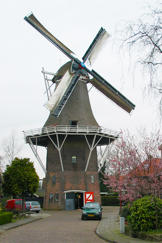 Molen 03273 Welgelegen / Tjepkema's molen (Heerenveen), Anja Hoogduin (15-03-2008) | Database Nederlandse molens media-bestand